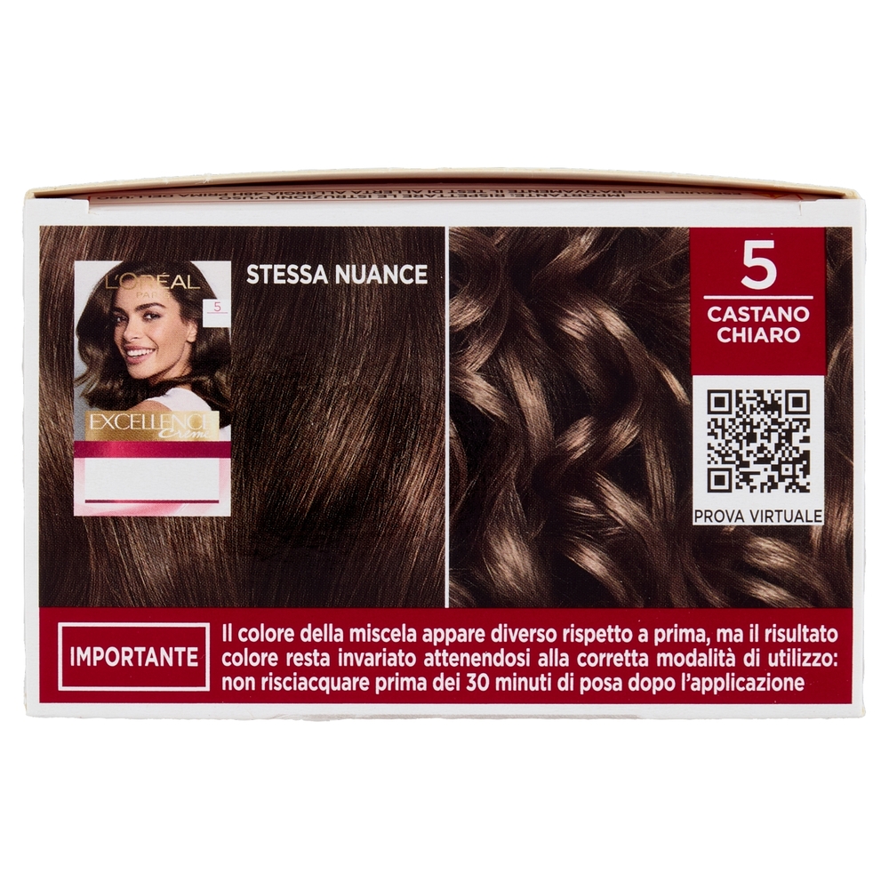 L'Oréal Paris Excellence Creme Colorazione Triplo Trattamento 5 Castano Chiaro